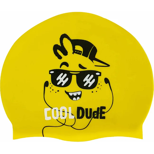 Шапочка для басейну
 силіконова юніорська MADWAVE
 Junior DUDE M057208 (Жовтий)