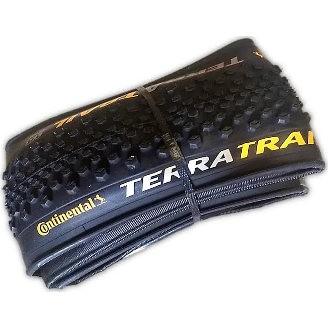 Бескамерная покрышка CONTINENTAL Terra Trail ProTection 28" | 700 x 40C | 28 x 1.50 черная/коричневая, складная skin