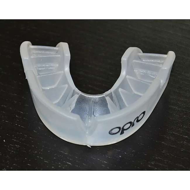Боксерская капа OPRO Silver детская (возраст до 10) Clear