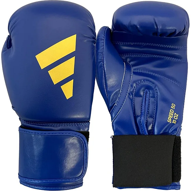 Боксерські рукавички Adidas Speed 50 (синій/золотий | ADIDAS ADISBG50)
