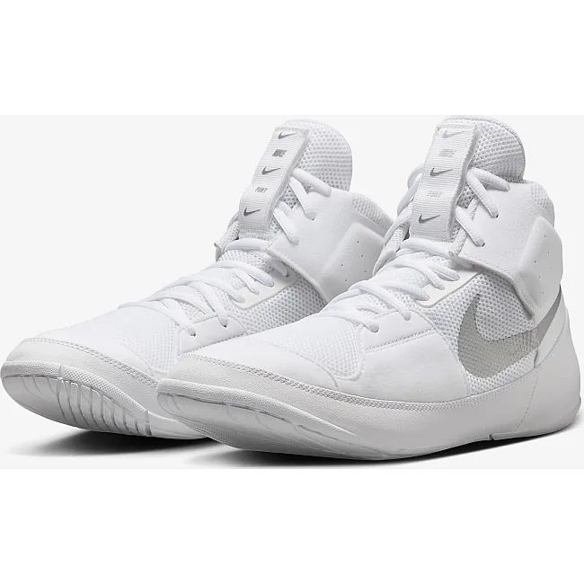 Борцовки NIKE Fury White Metallic Silver