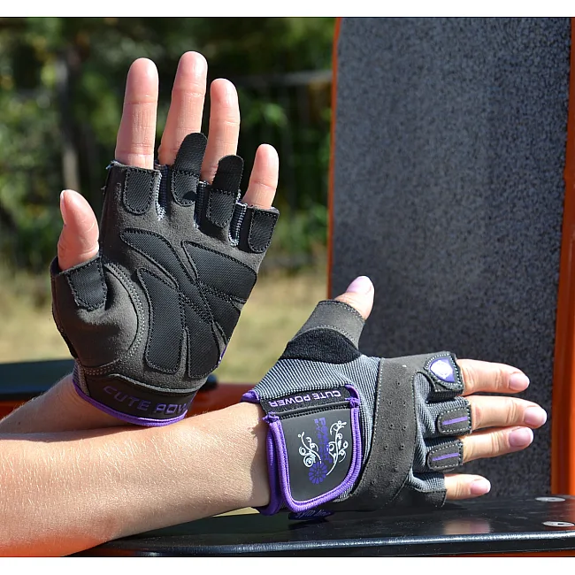Фитнес перчатки POWER SYSTEM PS-2560 Cute Power женские Purple