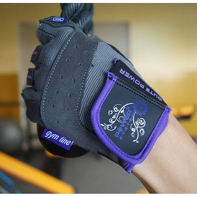 Фитнес перчатки POWER SYSTEM PS-2560 Cute Power женские Purple