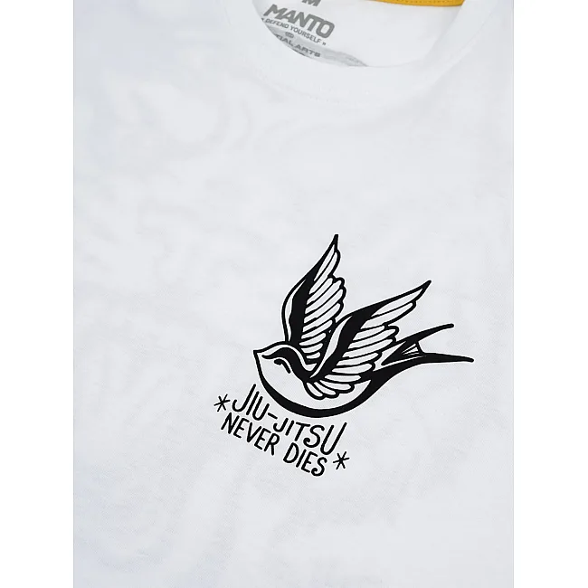 Футболка мужская MANTO JJ NEVER DIES white