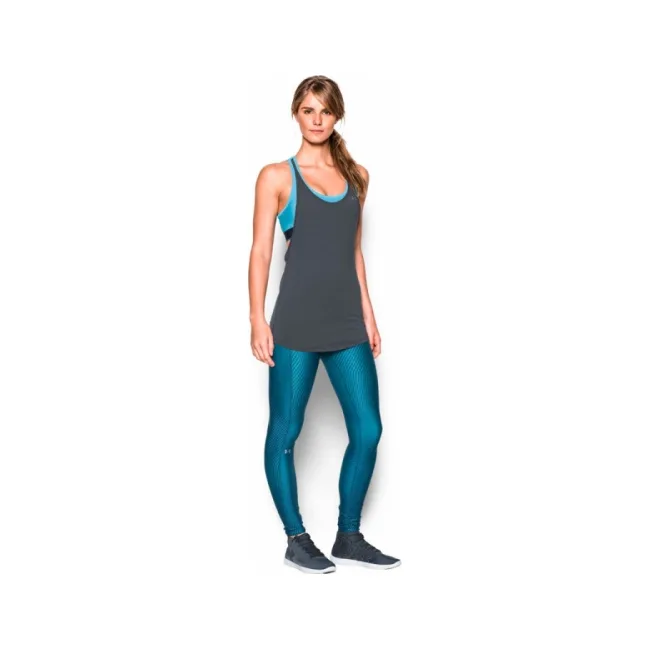 Женские компрессионные леггинсы Under Armour HeatGear Armour Printed Legging Blue