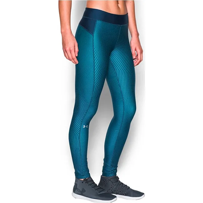 Женские компрессионные леггинсы Under Armour HeatGear Armour Printed Legging Blue