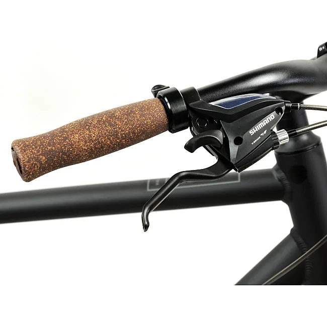 Городской велосипед WINORA Flitzer men 28" 24-G Acera, рама 61 см, черный матовый, 2021