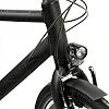Городской велосипед WINORA Flitzer men 28" 24-G Acera, рама 61 см, черный матовый, 2021