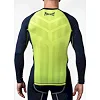 Компрессионная футболка Peresvit Air Motion Navy Flu Yellow Long Sleeve