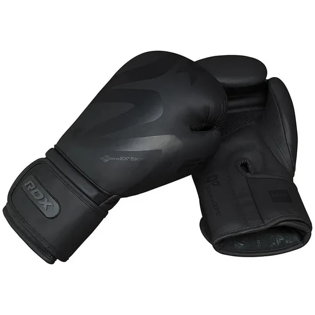 Перчатки для бокса RDX F15 Noir Black