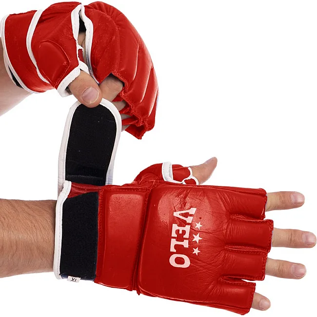 Перчатки для MMA кожаные VELO ULI-4020