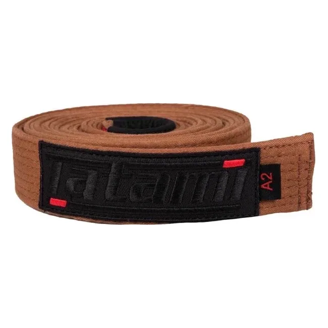 Пояс для кимоно джиу-джитсу TATAMI Premium BJJ Brown Belt