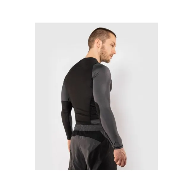 Рашгард з довгим рукавом VENUM G-Fit Grey Black