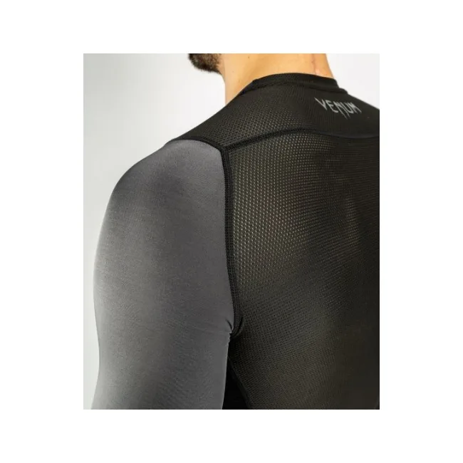 Рашгард з довгим рукавом VENUM G-Fit Grey Black