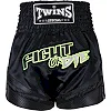 Шорти для тайського боксу Twins TBS Fight or Die Black