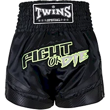 Шорти для тайського боксу Twins TBS Fight or Die Black