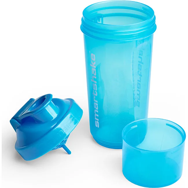 Спортивный шейкер SMARTSHAKE Slim 500мл Neon Blue