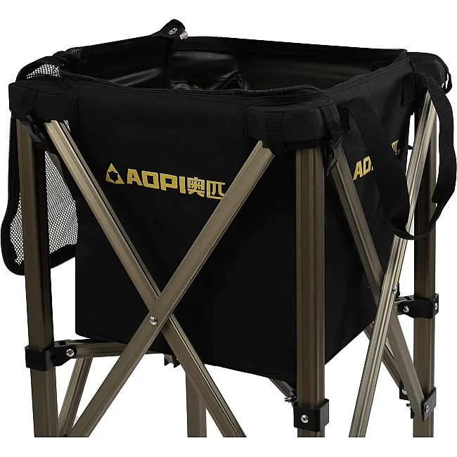 Корзина для теннисных мячей TENNIS BALL CART на 180 мячей AOPI AP-491 (Черный)