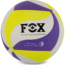 Волейбольный мяч FOX SD-V8600 №5 PU (Белый-фиолетовый)