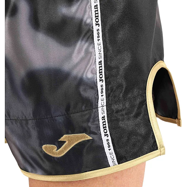 Шорты для кикбоксинга JOMA COMBAT 700147-178 (Черный-золотой)