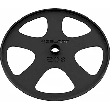 Млинці диски сталеві для станової тяги Deadlift Pulling Weight Plates ZELART TA-6961-20 (Чорний)