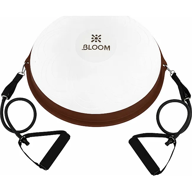 Балансировочная платформа полусфера B U с эспандерами B U BLOOM BALANCE TRAINER LB7052 (Белый)