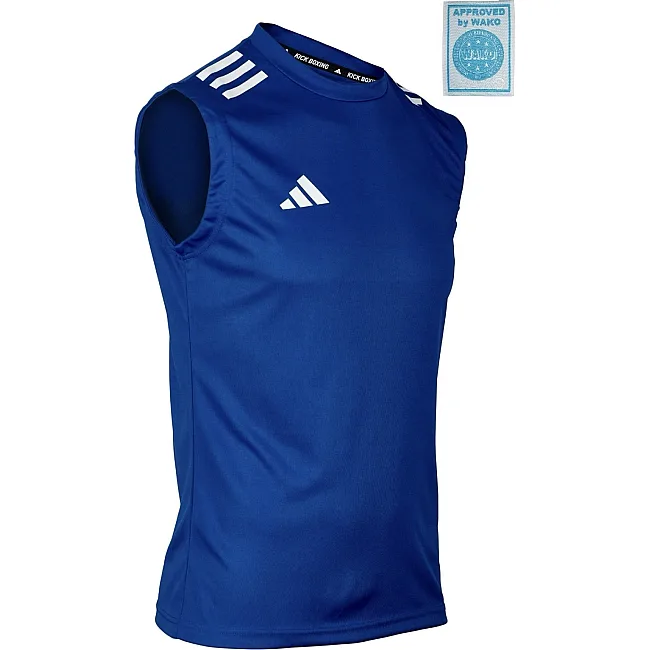 Майка для кікбоксингу Adidas Kick Light Sleeveless (синій) AdiWAKOST1