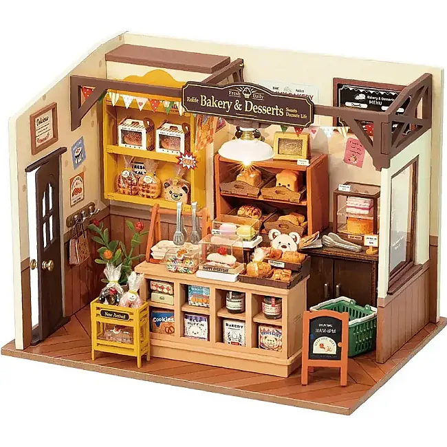 Конструктор 3D мини-дом Robotime Rolife Becka's Baking House DG161
