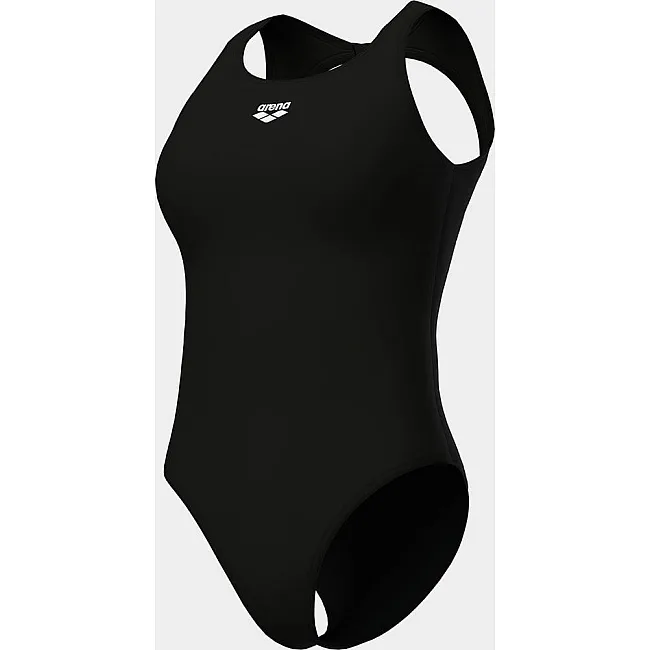 Купальник закрытый для женщин Arena O BACK SWIMSUIT SOLID ONE PIEC черный, белый (для женщин)