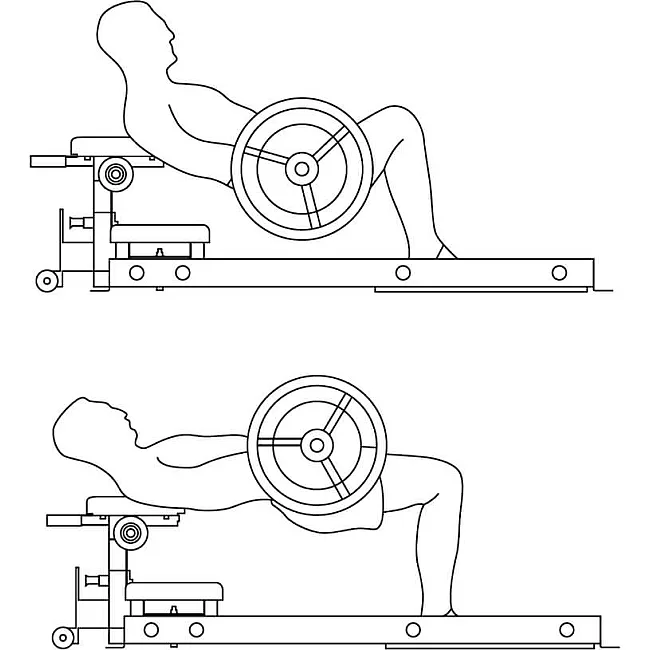 Тренажер для мышц бедер inSPORTline X-NT HT10 Hip Thrust