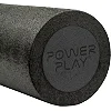 Массажный ролик (роллер) гладкий PowerPlay 4021 Fitness Roller Черный (45x15см.)