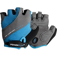 Велоперчатки PowerPlay 5023 Голубые