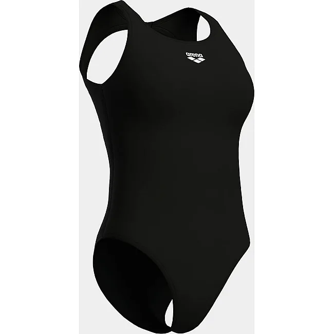 Купальник закрытый для женщин Arena O BACK SWIMSUIT SOLID ONE PIEC черный, белый (для женщин)