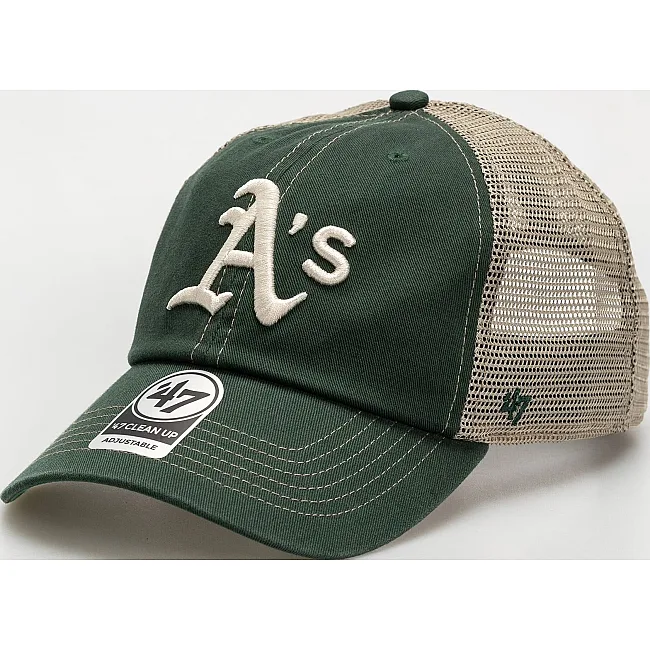 Кепка-тракер 47 Brand MLB OAKLAND ATHLETICS TRAWLER зеленый One Size