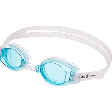Очки для плавания взрослые MADWAVE SIMPLER M042409 (Голубой-белый)