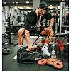Сумка спортивная POWER SYSTEM PS-7012 Gym Bag-Dynamic Black/Red (38л)
