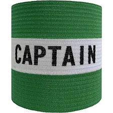 Повязка капитанская META Armband Striped Senior зеленый, белый OFSM