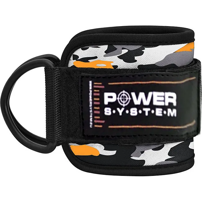 Манжеты на лодыжку POWER SYSTEM PS-3470 Camo Grey/Black