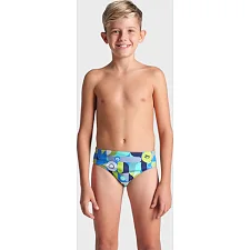 Плавки слепые для мальчиков Arena WALLPAPER SWIM BRIEFS мультиколор