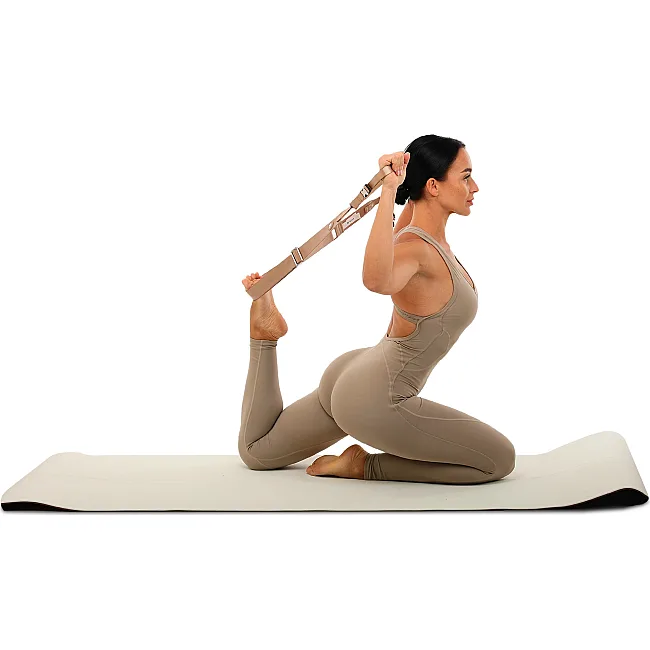 Ремень-стяжка для переноски коврика BLOOM YOGA MAT STRAP LB7084 (Коричневый)