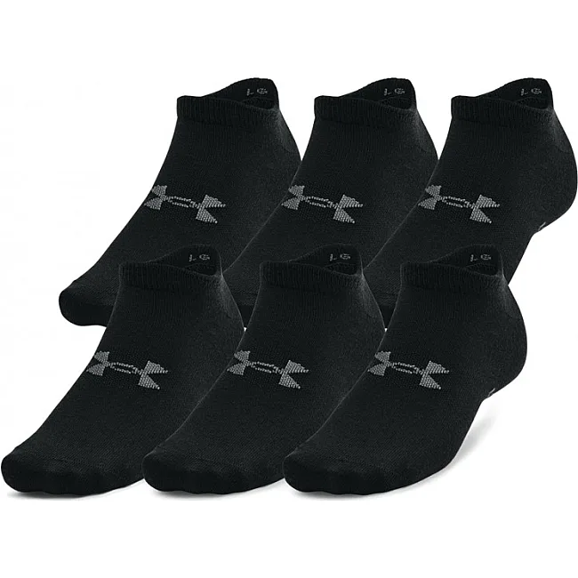 Шкарпетки UNDER ARMOUR Essential No Show 6pk чорний