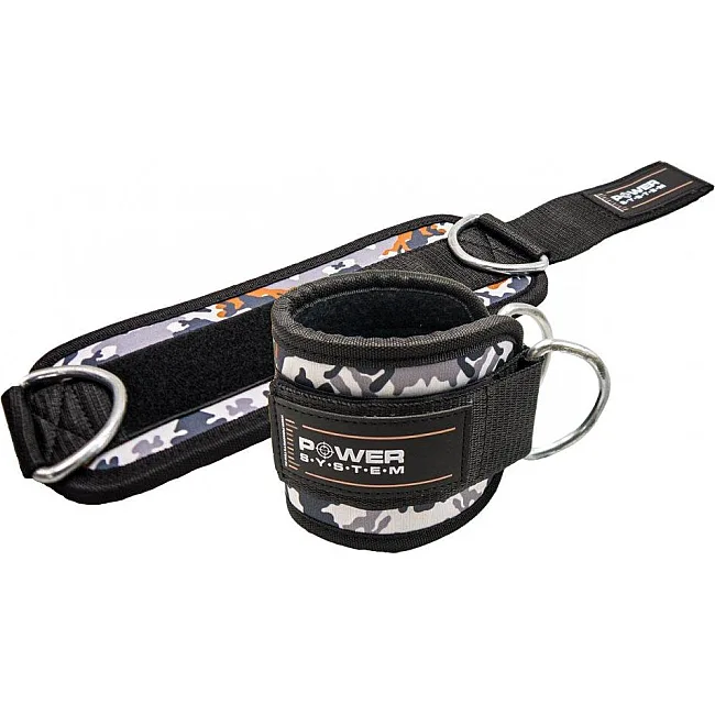Манжеты на лодыжку POWER SYSTEM PS-3470 Camo Grey/Black