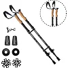 Трекинговые палки PowerPlay 9107 Friluftsliv Black/White 80-135 см (пара)