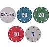 Распродажа! Набор для покера в пластиковом кейсе Texas Holdem Poker set SP-SPORT 100S-2C 100 фишек