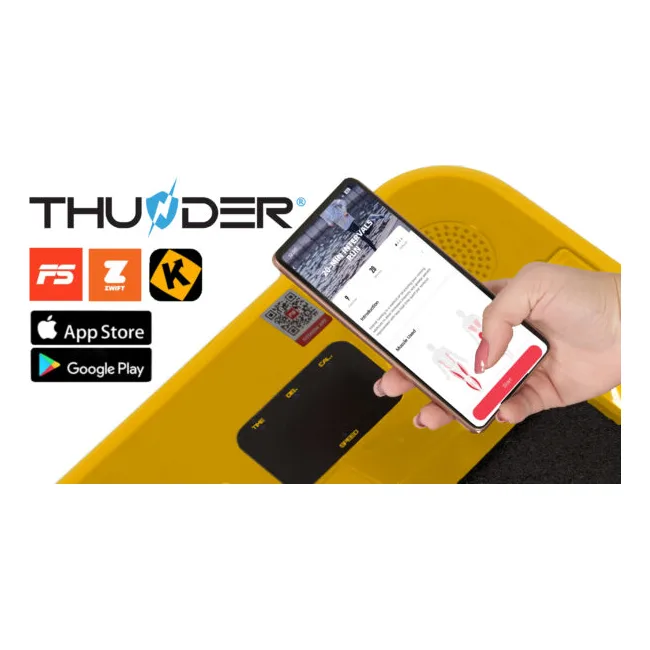 Беговая электрическая дорожка THUNDER RACE-GOLD