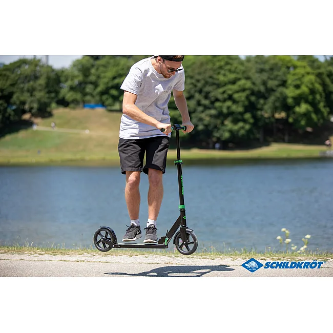 Городской самокат SCHILDKRÖT Scooter Street Master 200mm Green Max: 100 кг