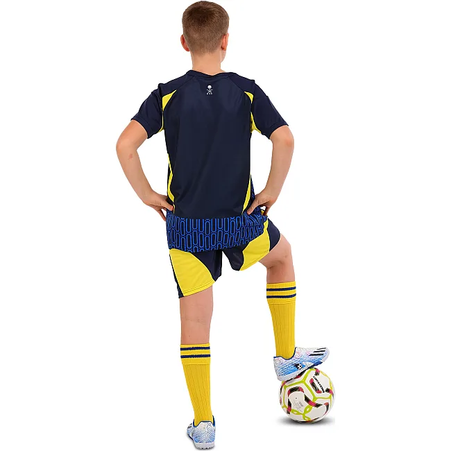 Дитяча футбольна форма із символікою футбольного AL NASSR гостьова 2025 SP-SPORT CO-4654