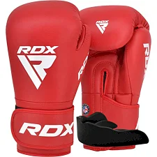 Боксерские перчатки RDX AS1 RED (капа в комплекте)