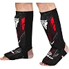 Защита для голеней и стоп RDX NEOPRENE SHIN INSTEP IMMAF-1-RED