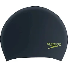 Шапочка для плавання дитяча Speedo LONG HAIR CAP JU чорний OSFM